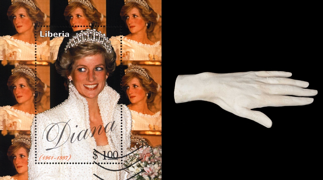 Princess Diana’s Gentle Touch Lives On As Hand Cast, Now Up For Auction